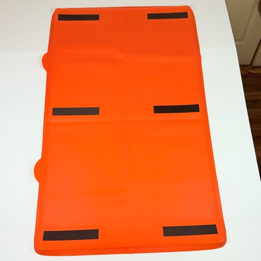 36'' Griddle Mat Food Grade Silicone Grill Cover for Blackstone Barbecue Orange - Picture 6 of 8